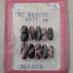 Pink and Black Nail Art Set by The Beauty Edit